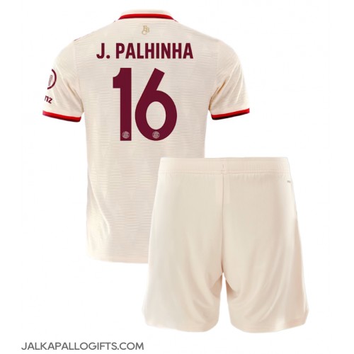 Bayern Munich Joao Palhinha #16 Kolmas Peliasu Lasten 2024-25 Lyhythihainen (+ Lyhyet housut)